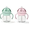 Oxo - Copo de palha Transitions 2Pk com alças 6 onças, opala e flor New