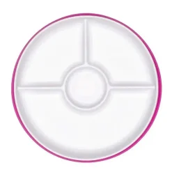 Oxo - Prato Dividido Tot Stick &amp; Stay, Rosa Clearance