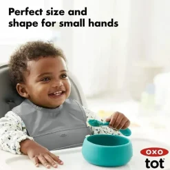 Oxo - Tigela de Silicone Tot, Azul-petróleo Sale