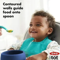 Oxo - Tigela de Silicone Tot, Azul Marinho Best