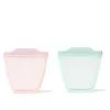 Oxo - Tot Silicone Sacos Reutilizáveis ​​2 Pc Stand Up Cup Set, Opala e Flor Hot