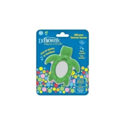 Dr. Brown's Pacote com 1 colher de silicone Dr. Brown's Starter - Tartaruga Clearance
