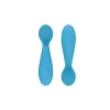 ezpz Pacote com 2 colheres pequenas Happy Mats, azul Outlet