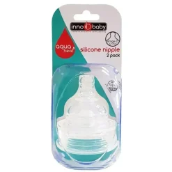Innobaby Pacote com 2 mamilos de silicone Aquaheat , estágio 2 Sale