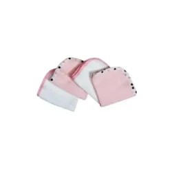 American Baby Company Pacote com 4 Toalhas American Baby Terry, Rosa Fashion