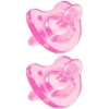 Chicco Pacote de 2 chupetas de silicone macio , rosa Hot