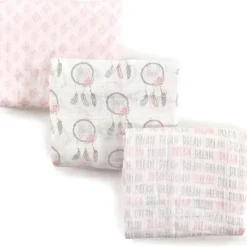 Baby Vision Pacote de 3 mantas de musselina para bebê Hudson, apanhador de sonhos Discount
