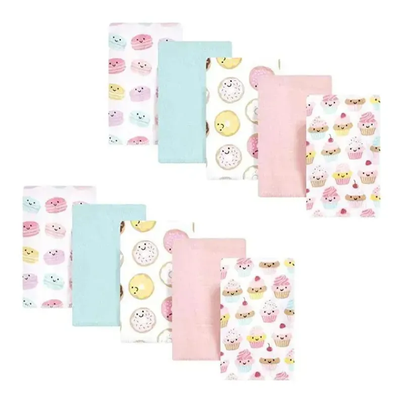 pano_de_arroto_de_flanela_SKUkxi6yhwm_0.webp Baby Vision Pano de Arroto de Flanela 10Pk, Cupcake Mais Doce Fashion