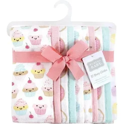 Baby Vision Pano de Arroto de Flanela 10Pk, Cupcake Mais Doce Fashion