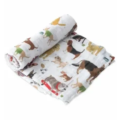 Little Unicorn Pano de musselina de algodão pequeno unicórnio simples - Woof Clearance