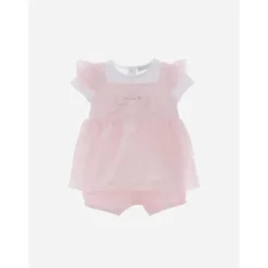 Patachou - Macacão de Jersey para Bebê Menina, Rosa Discount