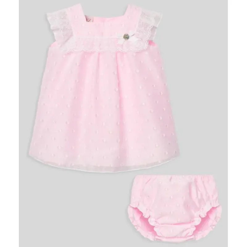 paz_rodriguez__baby_girl__SKUNCv1M7qa_0.webp Paz Rodriguez - Baby Girl Set Woven Newborn Dress + Bloomers Linda, Chalk Pink Fashion