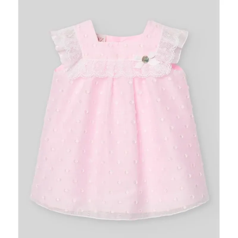 paz_rodriguez__baby_girl__SKUNCv1M7qa_1.webp Paz Rodriguez - Baby Girl Set Woven Newborn Dress + Bloomers Linda, Chalk Pink Fashion