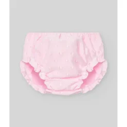 Paz Rodriguez - Baby Girl Set Woven Newborn Dress + Bloomers Linda, Chalk Pink Fashion