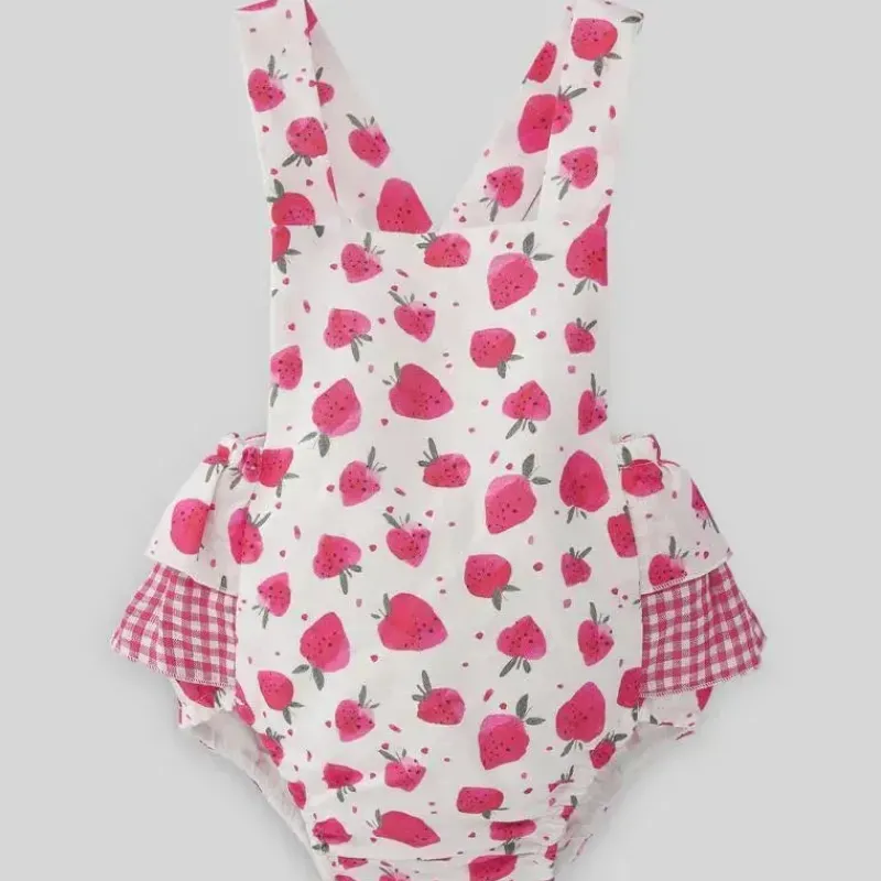 paz_rodriguez__baby_girl__SKUqTGkjV80_0.webp Paz Rodriguez - Baby Girl Woven Macacão Amorodos, Morango Sale