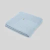 Paz Rodriguez - Baby Knit Newborn Blanket Esencial, Sky Blue Clearance