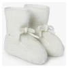 Paz Rodriguez - Baby Knit Newborn Booties Esencial, Creme Discount