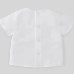Paz Rodriguez - Baby Woven Blusa Luar, Branco/Cinza Online