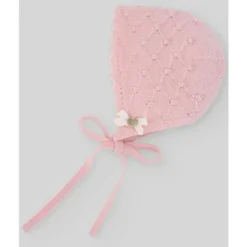 Paz Rodriguez - Boné de malha para recém-nascido, rosa giz Clearance