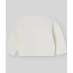 Paz Rodriguez - Cardigan de malha para recém-nascido, creme Fashion