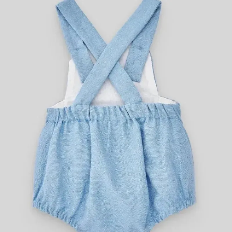 paz_rodriguez__conjunto_d_SKU8RnK6m9G_1.webp Paz Rodriguez - Conjunto de bebê 2 unidades, macacão e camiseta para recém-nascidos, branco/azul giz Discount