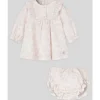 Paz Rodriguez - Conjunto de vestido e bloomer para bebê, rosa pó Fashion