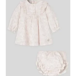 Paz Rodriguez - Conjunto de vestido e bloomer para bebê, rosa pó Fashion