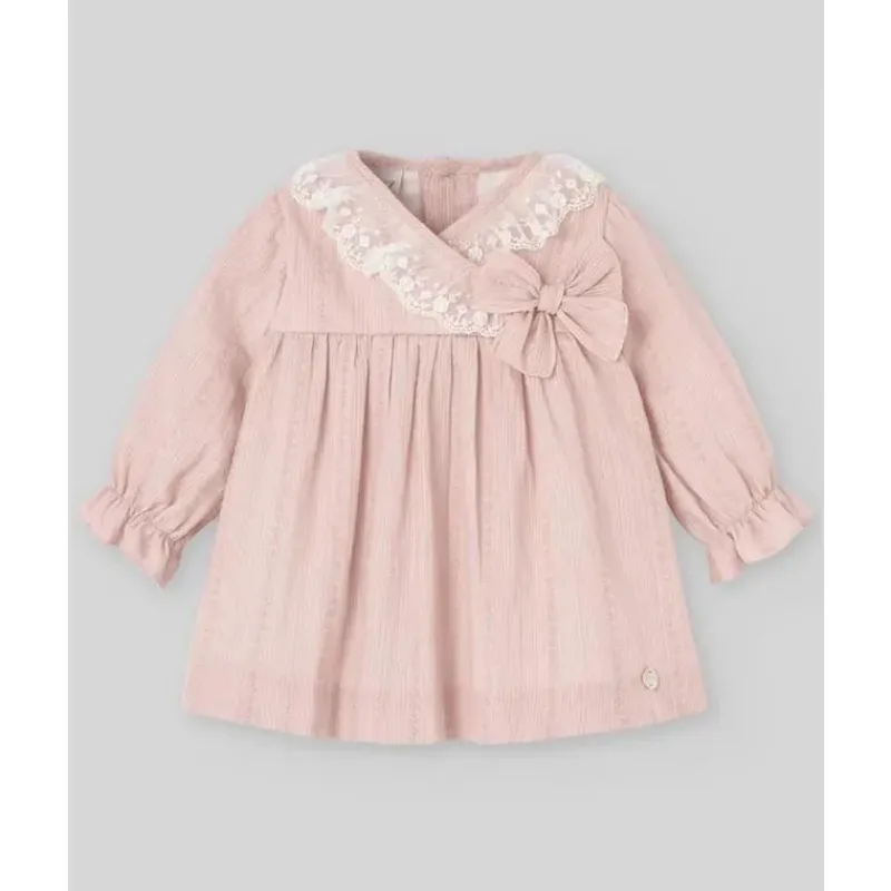 paz_rodriguez__conjunto_d_SKUnbmTn4fO_2.webp Paz Rodriguez - Conjunto de vestido e bloomer para bebê menina, rosa pó Fashion