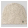 Paz Rodriguez - Gorro de malha para recém-nascido Esencial, castanho claro Clearance