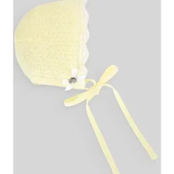 Paz Rodriguez - Gorro para recém-nascido em malha para bebê, Magnólia/Branco Online