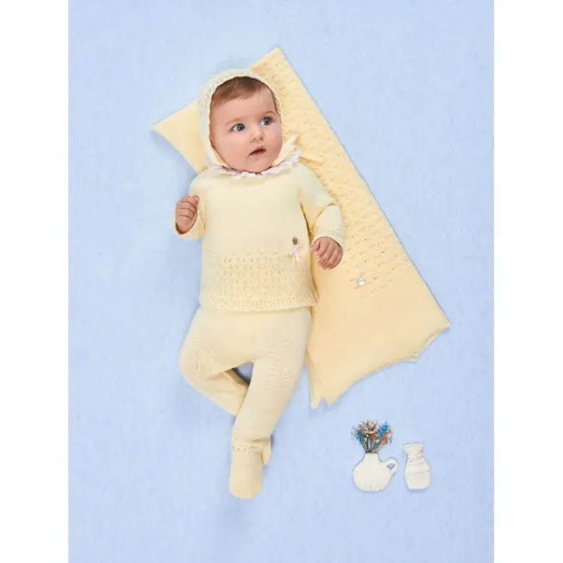 paz_rodriguez__take_me_ho_SKU5W1H7f6J_0.webp Paz Rodriguez - Take Me Home Set Knit Newborn Sweater + Leggings Bico, Chalk Pink Outlet