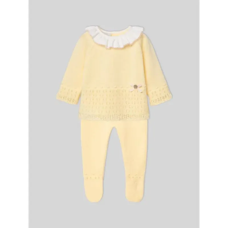 paz_rodriguez__take_me_ho_SKU5W1H7f6J_1.webp Paz Rodriguez - Take Me Home Set Knit Newborn Sweater + Leggings Bico, Chalk Pink Outlet