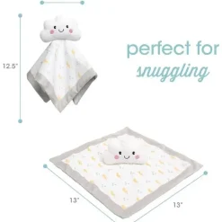 Pearhead Baby Pearhead - Cobertor de segurança em nuvem, macio para bebês, adorável para bebês, nuvem branca adorável Discount