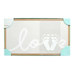 Pearhead Baby Pearhead - Conjunto de pintura e tela com moldura de amor New