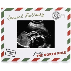 Pearhead Baby Pearhead - Moldura de ultrassonografia de Natal com entrega especial, anúncio de gravidez no feriado Discount