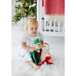 Pearhead Baby Pearhead - O primeiro cobertor de segurança de Natal do bebê, Holiday Lovey Fashion