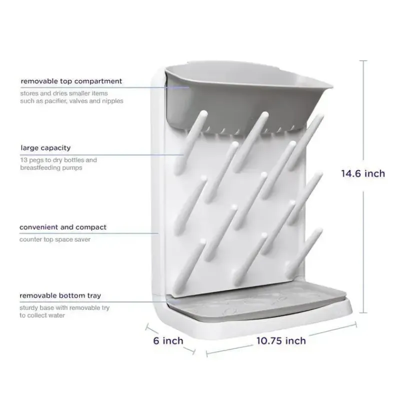 pearhead__rack_de_secagem_SKUsdemubmG_2.webp Pearhead Baby Pearhead - Rack de secagem vertical para mamadeiras Ubbi, cinza Sale
