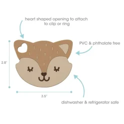 Pearhead Baby Pearhead - Silicone Teether Bpa Free, Fox Clearance