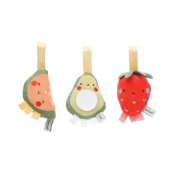 Pearhead Baby Pearhead - Stroller Toy Set Of 3, Fruit Discount