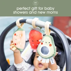 Pearhead Baby Pearhead - Stroller Toy Set Of 3, Fruit Discount