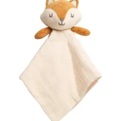 Pearhead Baby - Cobertor de segurança, Brinquedo aconchegante, Bicho de pelúcia, Musselina de algodão Fox Lovey Clearance