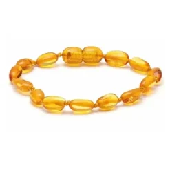 Amber Stone Pedra Âmbar - Pulseira Bebê Âmbar 74 Online
