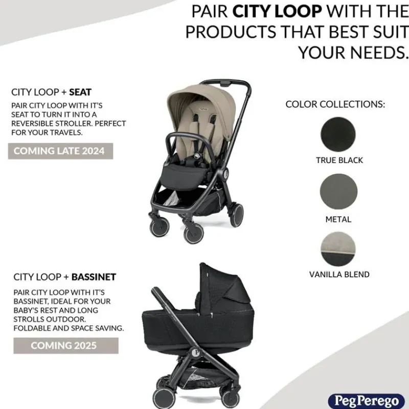 peg_perego__city_loop_inf_SKUr9iGnZwP_2.webp PegPerego Peg Perego - City Loop Infant Car Seat & Stroller Combo with Primo Viaggio 4-35 Urban Mobility Infant Car Seat New