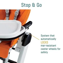 PegPerego Peg Perego - Siesta High Chair, Ice-Light Grey Outlet