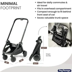 PegPerego Peg-Perego - City Loop Chassis, Black Fashion
