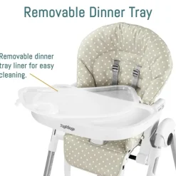 PegPerego Peg-Perego - Prima Pappa Zero 3 High Chair, Linear Grey Hot