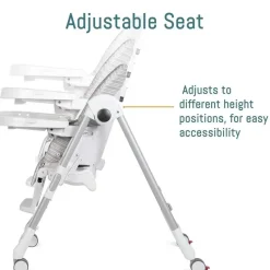 PegPerego Peg-Perego - Prima Pappa Zero 3 High Chair, Linear Grey Hot