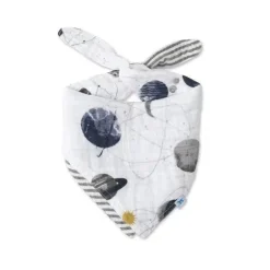 Little Unicorn Pequeno unicórnio - babador bandana reversível de musselina de algodão, planetário Discount
