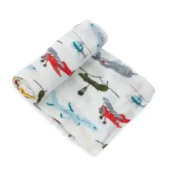 Little Unicorn Pequeno unicórnio - Swaddle de luxo de musselina individual, show aéreo Outlet