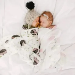 Little Unicorn Pequeno Unicórnio - Swaddle Deluxe Musselina Simples, Peônia Rosa Discount